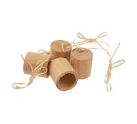 ULTECHNOVO 4 Pezzi Coperchio Torcia da Giardino in Legno, Design Vintage | Terrazza e Uso All’aperto, Installazione Stabile, Riduce la Diffusione della Fiamma, Resiste a Sole e Pioggia