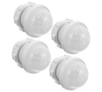 ULTECHNOVO 4 Pezzi Copertura Infrarossi Plastica Resistente Al Calore Montaggio Vite Design e Facile Installazione per Sicurezza e Rilevamento Corpo