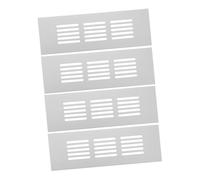 ULTECHNOVO 4 Pezzi di Prese d'Aria per Armadietti Scarpiere Griglie di Ventilazione Coperture per Prese d'Aria Prese d'Aria A Soffitto Retine per Prese d'Aria Coperture