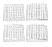 ULTECHNOVO 4 Pezzi Pastiglie Antiscivolo per Gambe Tavolo in Plastica Trasparente Denti per Protezione Pavimenti in Legno e Fermo Mobili per Cucina e Soggiorno