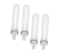 ULTECHNOVO 4 pezzi Tubo Lampada per Unghie Lampada Manicure Luce Gel Curing Lamp Sostituzione Compatibile con UV Asciuga Unghie