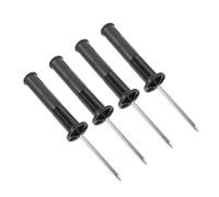 ULTECHNOVO 4 Picchetti a Molla per Bandierine D’Angolo da Calcio Supporto a Molla per Asta Portabandiera Base Stabile per Allenamento di Calcio all’Aperto Attrezzatura Professionale per