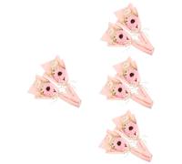 ULTECHNOVO 4 Set Bouquet Di Rose Orsetto Orso Con Bouquet Laurea Per Lei Laurea Soffocante Orso Laureato Peluche Complimenti Laureato Rosa Peluche 2 Pezzi*4