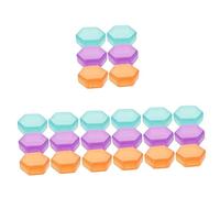 ULTECHNOVO 4 Set Di Organizer Da Viaggio Compatto Per Medicinali Portaorecchie Portagioie Portatile Per Donne 6 Pezzi*4