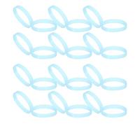 ULTECHNOVO 40 Braccialetti Sportivi in Silicone Luminosi Fosforescenti Elastici e Resistenti al Sudore Braccialetti Glow-in-The-Dark per Corsa Notturna e Attività Outdoor
