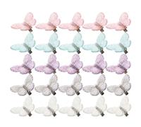 ULTECHNOVO 40 pezzi Fermagli Farfalla Mini Colorati Clip Laterali per Frangia e Acconciature Morsetti Antiscivolo Eleganti per Donne e Ragazze Accessori Capelli Leggeri e Compatti