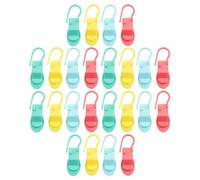 ULTECHNOVO 40 Pezzi Marcapunti per Uncinetto in Plastica Colorata, Chiusura Rapida, Portatile e Delicato sui Tessuti, Accessori per Lavoro a Maglia a Casa per Principianti ed Esperti Stile