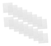 ULTECHNOVO 40 Pezzi Plastic Mesh Canvas Sheets Grid For Needlepoint Embroidery DIY Bag Making Cross Stitch Craft
