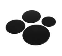 ULTECHNOVO 4pezzi Copri Fuochi Gas in Brillante Protezione Piano Cottura Senza Attrezzi Migliora Distribuzione Calore e Efficienza Cottura