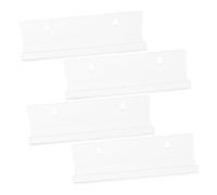 ULTECHNOVO 4pezzi Dischi in Acrilico Trasparente Da Parete Supporto Per Album Espositore Per Vinili e Dischi