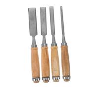 ULTECHNOVO 4pezzi Scalpello Per Legno Scalpelli Punta Piatta Per Intaglio Set Di Scalpelli Per Lavorazione Del Legno Utensili Per Artigianato in Sgorbia Per Scultura Strumento Per Incisione d