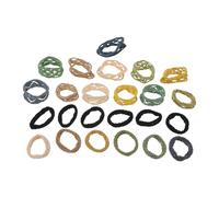 ULTECHNOVO 4sets Elastici per Capelli senza Cuciture Elastici per Capelli Spessi da Donna