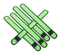 ULTECHNOVO 5 Pezzi Bracciale LED Verde Luminoso e Ferro Fascia Elastica per Fitness e Uso Prolungato per Corsa e attività All'aperto