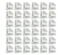 ULTECHNOVO 50 Pezzi Connettori per Cubi di Plastica, Facili da Assemblare e Versatili, Chiusura a Mezza Luna per Scaffali Modulari e Organizzatori di Armadi