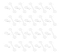 ULTECHNOVO 500 Pezzi Etichette Autoadesive per Gioielli Rotonde Bianche, Adesivi per Prezzi Gioielli Colla Extra Forte, Resistenti a Umidità e Macchie, per Espositori al Dettaglio