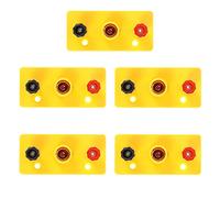 ULTECHNOVO 5pezzi Portalampada Vite in Plastica Base Per Lampada Per Esperimenti Di Fisica Attrezzatura Didattica Per Eletricità Per Laboratori Scolastici e Progetti Di Scienze