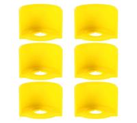 ULTECHNOVO 6 Pezzi Copertura Protettiva per Pulsante di Arresto di Emergenza 22 Mm in Plastica Resistente, Protezione Anticollisione per Interruttore a Pressione, Facile Installazione per