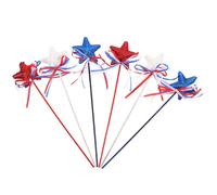 ULTECHNOVO 6 Pezzi Decorazione Pentagramma Forniture Per Feste Del 4 Luglio Decorazioni Per Il Dell'indipendenza Decorazioni Del 4 Luglio 4 Luglio Arredamento Patriottico Plastica