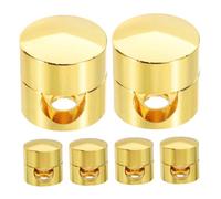 ULTECHNOVO 6 Pezzi Fixer a filo lampadario monti del del soffitto filo portalampade a sospensione supporti per lampadici ancoraggi per via cavo alluminio D'oro