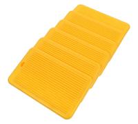 ULTECHNOVO 6 Pezzi Strumenti per Pasta Gnocchi e Garganelli in ABS Plastica Gialla, Tagliere a Forma a Strisce, Utensile per Uso Domestico in Cucina