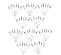 ULTECHNOVO 60 Pezzi Clip di Immagini Clip in Metallo Strumento di modellazione Brampe di Alligatore portafoto Silver