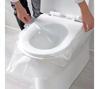 ULTECHNOVO 60 Pezzi Copriwater Usa e Getta Igienici/Copertura Igienica Monouso Universale per WC Impermeabile Tascabile Singolarmente, Confezioni per Toilette Pubblico e di Casa