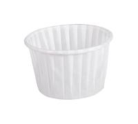 ULTECHNOVO 60 pezzi Pirottini Muffin Antigraffio Resistenti Pirottini per Cupcake in Bianca per Forno e Dolci Festa Compleanno