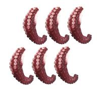 ULTECHNOVO 6pezzi Artigli di Polpo Artificiali Realistici Modello di Tentacolo di Polpo Decorazione Marina Accessorio Fotografico Oggetti di Scena Giocattolo per Scherzi senza Manutenzione