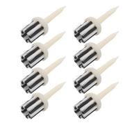 ULTECHNOVO 8 Pezzi Tee da Golf con Spazzola in Plastica Tee da Golf Corto Resistenza a Basso Attrito e Weekend Match Uomini e Donne