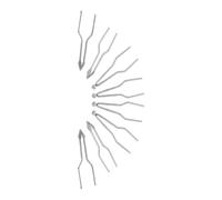 ULTECHNOVO 8 Punte per Pirografia in Lega di Nichel Cromo, 8 Pezzi, Facile da Montare e Smontare, Mantengono la Forma, per Lavori Artistici e Artigianali su Legno
