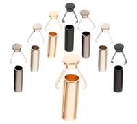 ULTECHNOVO 8 Punte Terminali in Metallo per Lacci Scarpe Accessori per Cordini Resistenti Kit da 8 Pezzi Punte in Lega AntiGraffio Adatto per Riparazione e Fai da Te Calzature