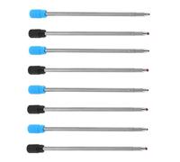 ULTECHNOVO 80 Pezzi Ricariche Penna Sfera in Metallo Sostitutivo Inchiostro Nero e Blu per Penne Twist Click Jeweled Punta Fine Scuola e Ufficio