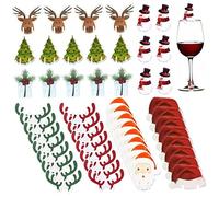 ULTECHNOVO 80pezzi Ciondolo per Calici da Vino Decorazione Semplice e Pratica per Feste Shopping e Eventi Speciali Segnaposto Versatile