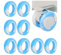 ULTECHNOVO 8pezzi Copriruota Protettivi in Silicone Per Valigie Ruote Copriruota Antiscivolo Per Proteggere Le Ruote Dei Trolley