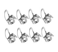 ULTECHNOVO 8pezzi Plettro per Acciaio Inossidabile da Plettri per Chitarra Design Cavo Adatto per Dito Indice e Finger Picking Durevoli e Anti-usura