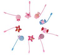 ULTECHNOVO 9 pezzi Tappi Cannuccia in Silicone Riutilizzabili con Decorazioni Cartoon per Feste e Picnic Protezione Ermetica Antispruzzo per Cannucce Adatti per Uso Quotidiano Aperto