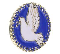 ULTECHNOVO Accessori spilla perni di pace Nazioni Unite colomba della pace spilla della pace spilla colomba spillo colomba la pace non è mai stata un'opzione spilla marina Lega di zinco