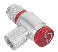 ULTECHNOVO Adattatore per Gonfiaggio Bici in Metallo Argento, Ugello Compatto e Facile da Trasportare per Pneumatici Bici, per Ciclismo All'aperto