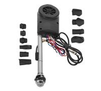 ULTECHNOVO Antenna Auto Retrattile Elettrica per Radio Am Fm Potenziata per Stabile Design in Gomma e Metallo Compatibile con Veicoli Sostituzione Mastello Automatica