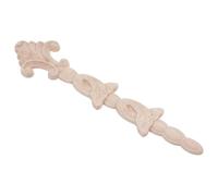 ULTECHNOVO Applique Intagliato per Decorazione Non Verniciata per Armadi e Porte Design e Classico Facile da Applicare e Riutilizzabile