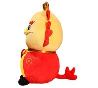 ULTECHNOVO Attira Ricchezza Nella Bambola Mascotte Del Drago Forniture Per La Festa Di Primavera Ornamento Di Peluche Del Drago Peluche Del Drago Giocattolo Di Peluche Del Drago Di