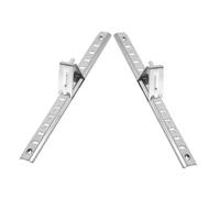 ULTECHNOVO Barre Di Supporto in Acciaio Inossidabile Per Ripiani Frigorifero e Congelatore, Profili Regolabili Da 20 Cm Con Ganci, Accessori Per Mensole Armadi Refrigerati