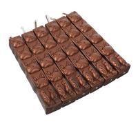 ULTECHNOVO Bastoncini di Ceralacca con Stoppini per Sigilli di Cera Confezione da 6 Pezzi Colore Marrone Scuro per Inviti di Nozze Decorazioni Buste e Sigilli Artigianali Materiale