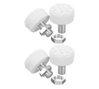 ULTECHNOVO Blocchi in Gomma Regolabili per Pattini a Rotelle Quad Set da 4 Pezzi Resistenti all’Usura con Dado di Fissaggio Protezione Dita per Pattinaggio Professionale e Ricreativo