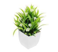 ULTECHNOVO Bonsai Artificiali in Vaso Piccolo, Pianta Finta Decorativa Realistica in Plastica Senza Manutenzione Per Ufficio Casa Cucina, Decorazione Flessibile Per Soggiorno e Giardino