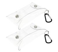 ULTECHNOVO Borsa Porta Monete in Pvc 2 Pezzi per Uso Esterno e Domestico, Pratica per Chiavi e Piccoli Oggetti, Design Elegante e Funzionale