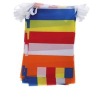 ULTECHNOVO Buddista Cinque Colori in Poliestere Decorazione da Appendere per Preghiere e Attività Buddiste Resistente all Uso Indoor e Outdoor Decorazione per Altarini e Spazi
