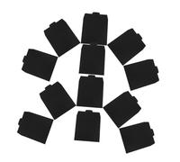 ULTECHNOVO Buste per CD in Carta Nera 12 Pezzi Grande capacità per Organizzare Documenti e Carte da Matrimonio, Stile Elegante Minimalista