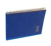 ULTECHNOVO Calendario del lavoro quaderno del diario taccuino dell'agenda giornaliera pianificatore per il lavoro libro degli appuntamenti pianificatore quotidiano Planner Notebook Blue