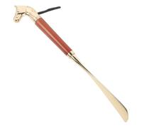 ULTECHNOVO Calzascarpe Portatile in Legno con Manico lungo 32 Cm per Anziani e Uso Domestico, Sollevatore per Scarpe Facile da Maneggiare e Ausilio per Indossare senza Piegarsi